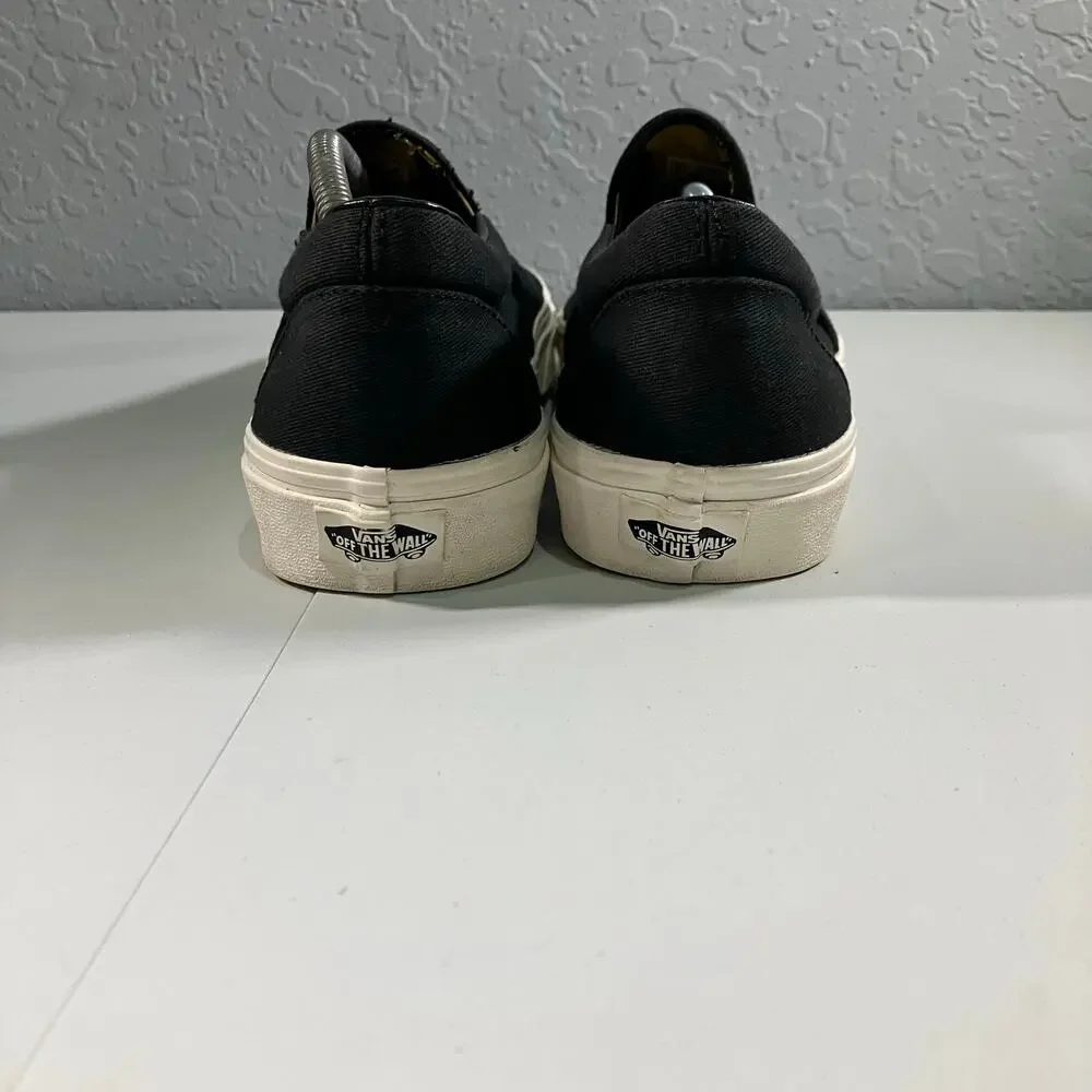 VANS X Harry Potter Hufflepuff Men's Sneaker Size 10 Classic Black Slip-on Shoes
